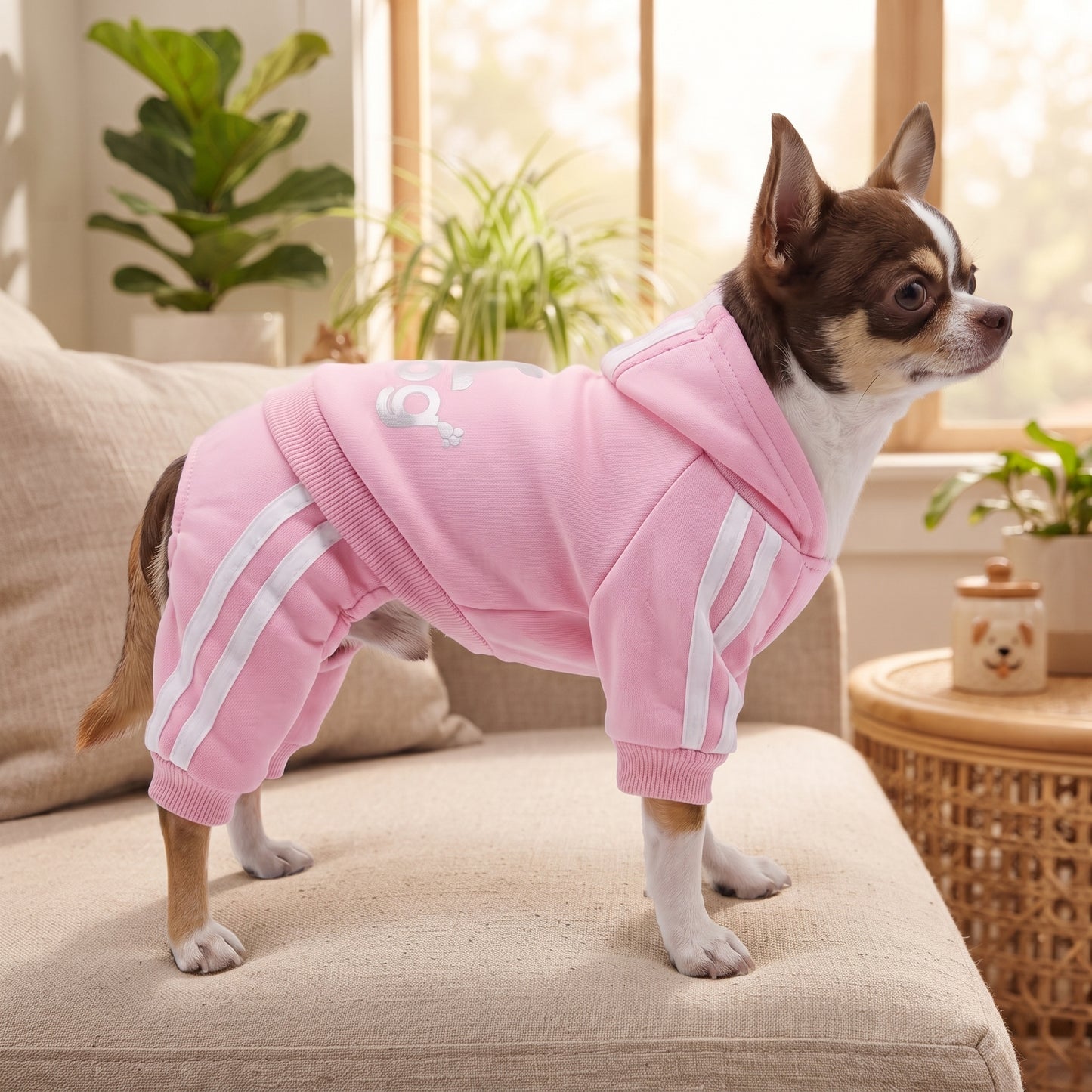 TUTA CON CAPPUCCIO ADIDOG