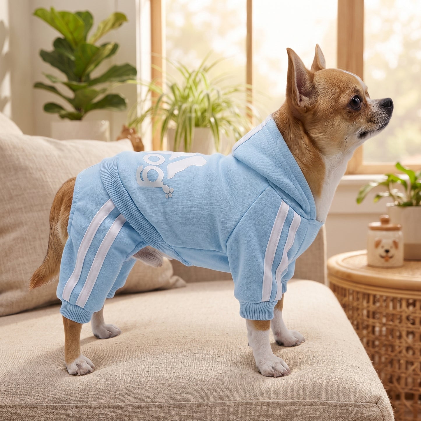 TUTA CON CAPPUCCIO ADIDOG